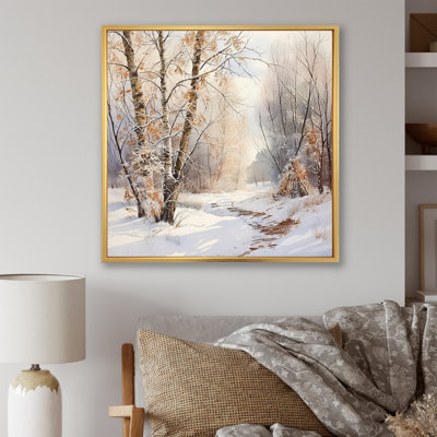 «Trees Charm In Winter - Tree», art mural sur toile