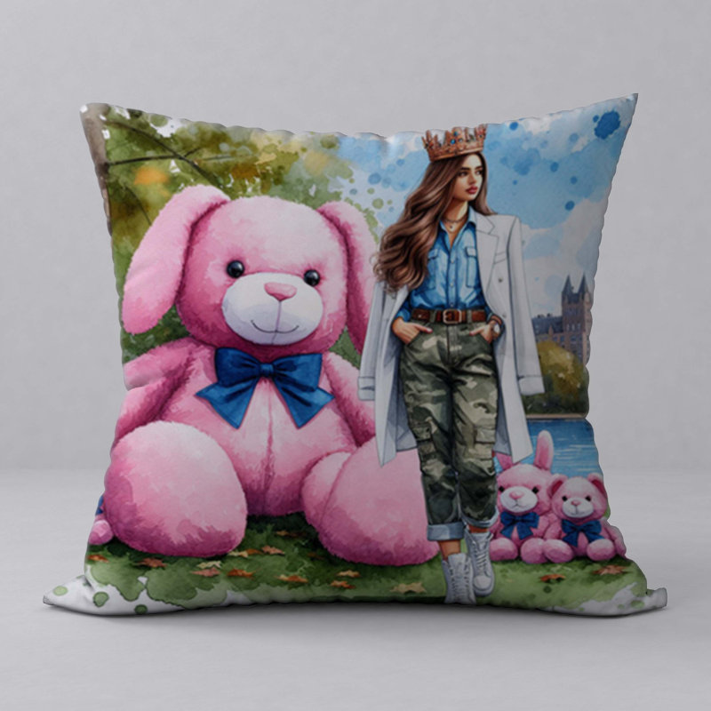 Housse et insert de coussin décoratif en polyester