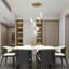 3 - Light LED Gold Cluster Pendant Light