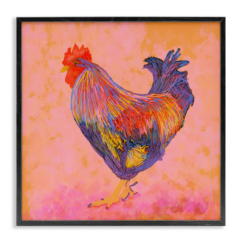«Giclee Art» par Dina Riddle, Giclée encadrée noir minuit, 12" H x 12" W