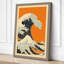 The Great Wave Japandi - Wrapped Canvas-1657556996-1657557010