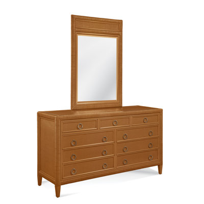 Commode 9 tiroirs avec miroir Warwick