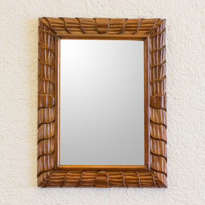 Avenale Solid Wood Rectangle Mirror