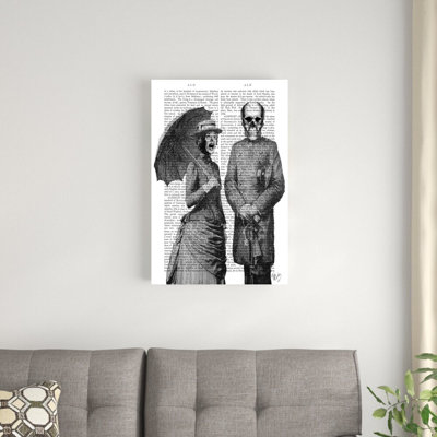 " Screaming Woman And Skull " by Fab Funky