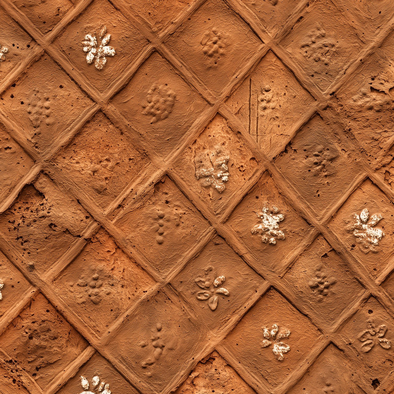 Textured Wallpaper Rustic Geometric Wall Mural