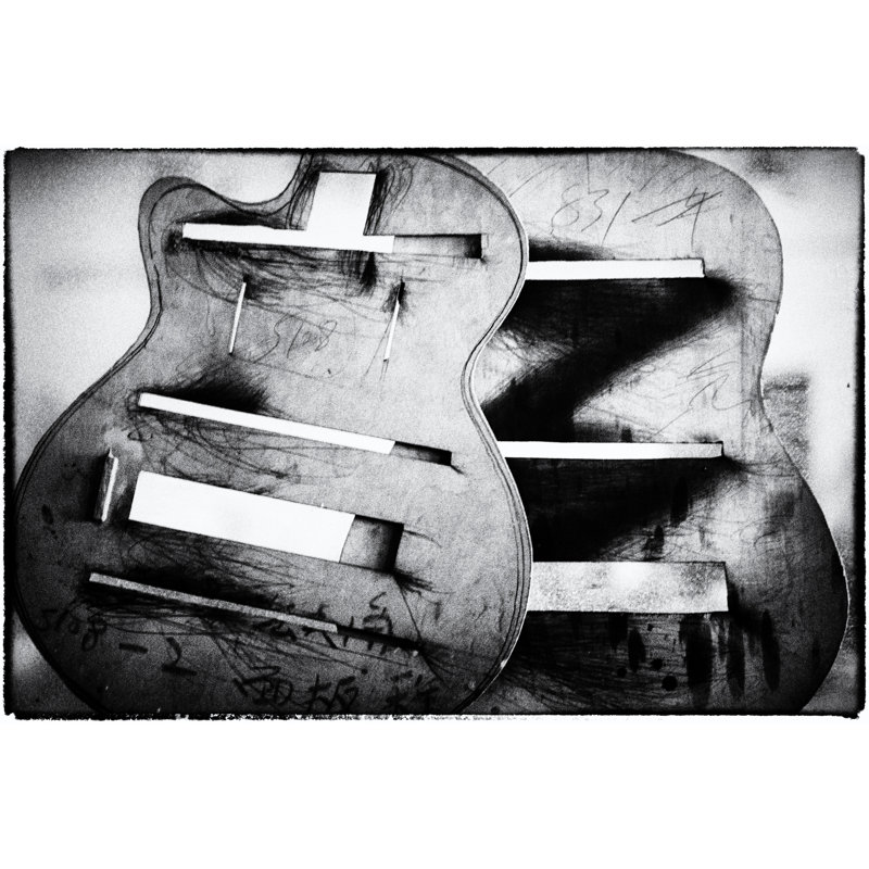 Guitar Factory IV 1 Piece Wrapped Canvas Wall Art, 30cm H x 46cm W