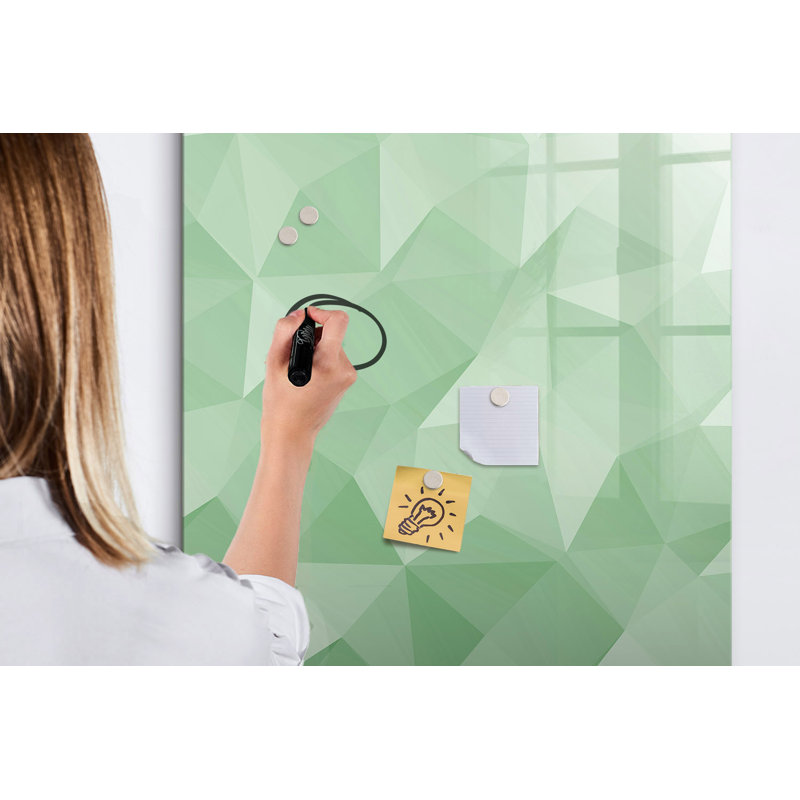 Magnetic Glass Photo Memo Board