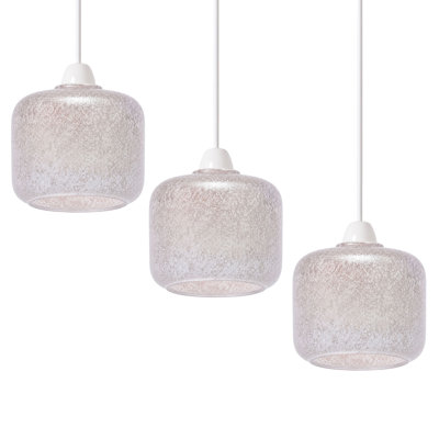 12cm H Glass Lamp Shade in Clear