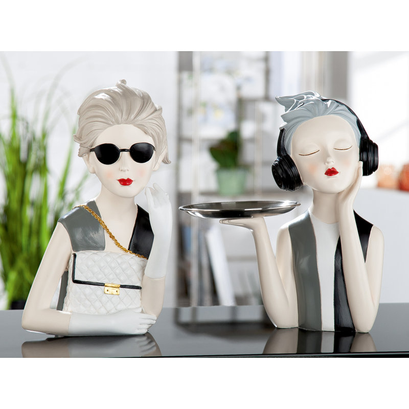Esteves Girl with Headphones Figurine