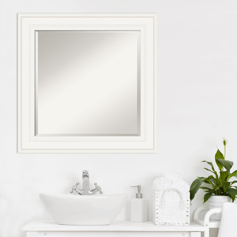 Miroir de salle de bain Amajah, 25,5 po x 25,5 po