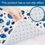 Tapis de cuisine bleu 3 pièces Blue Evil Eye Hamsa