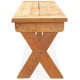Medlock 15.75'' Wood Outdoor Bench