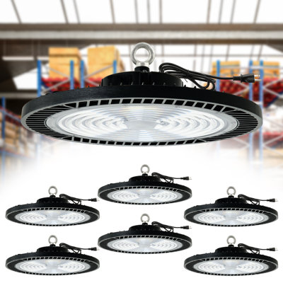 Dimmable Bright Round Led Ufo High Bay Ceiling Light(pack Of  6)