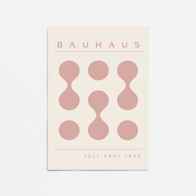 «Pink Bauhaus Flow», impression
