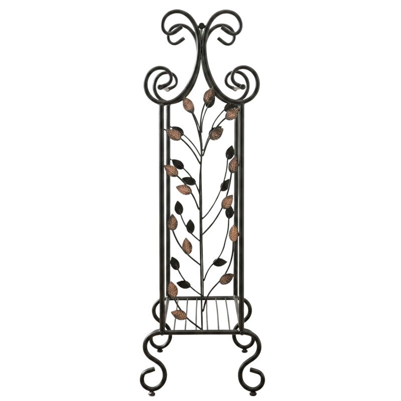 Bellmont Metal Freestanding Towel Rack with Storage Shelf