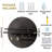 Key Holder for Wall Decorative with Shelf and Hooks-130402502