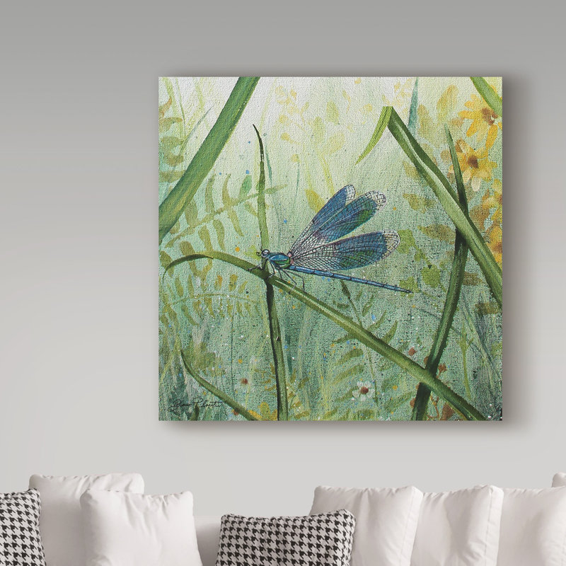 'Botanical Beauties 1' Graphic Art Print on Wrapped Canvas, 14" H x 14" W x 2" D