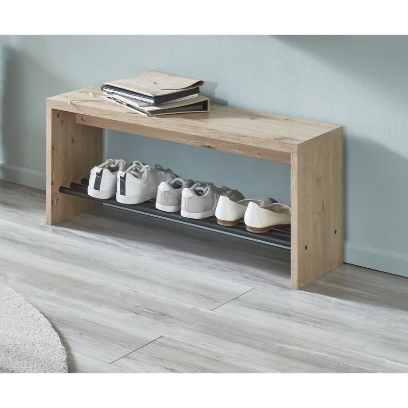 Shoe Cabinet, Light Oak