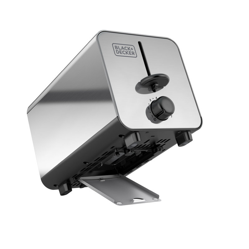 Black+Decker 2 Slice Stainless Steel Toaster