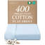 Drap en coton 400 fils - Drap rafraîchissant, respirant et doux-103254616-103254615