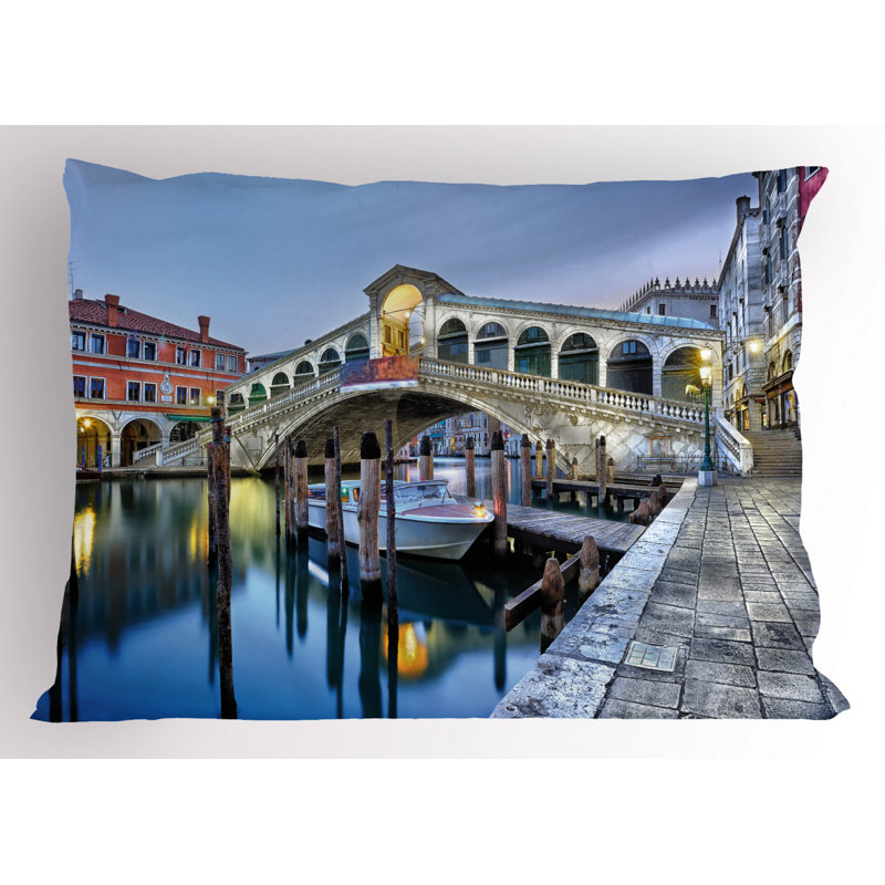 Ensemble de 2 taies décoratives Ambesonne Venice, H 20 po x l 26 po