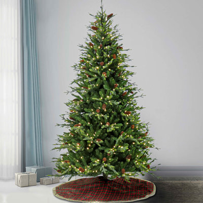 7.5 ft. Pre-Lit Skykomish Pine Tree with LED Lights