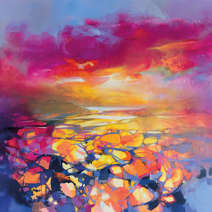 Red Hope - No Frame Print, 60cm H x 60cm W, No Mount, Wrapped Canvas
