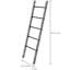 Wall-Leaning 5 ft Blanket Ladder-2118670093