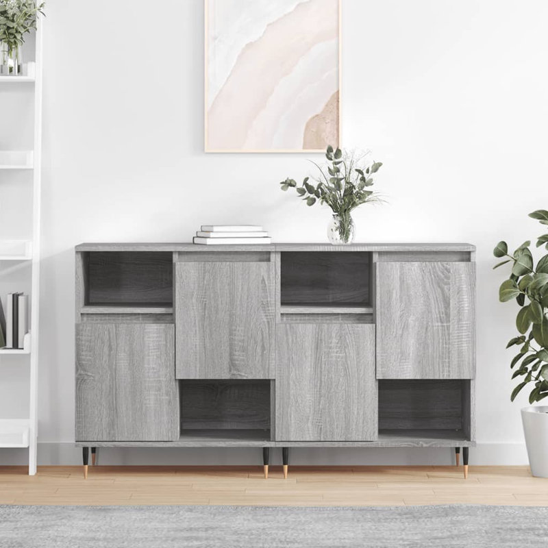 These classic sideboards, featuring a timeless look, are meant to be an excellent addition to your home., Grey Sonoma