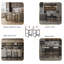 Ensemble de 2 tabourets de bar rembourrés en similicuir avec tabourets de bar modernes et structure en métal pour comptoir, îlot de cuisine