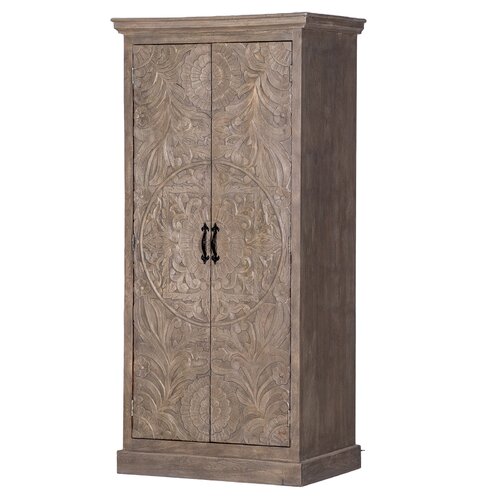 Bungalow Rose Wycomb Solid Wood Armoire & Reviews | Wayfair