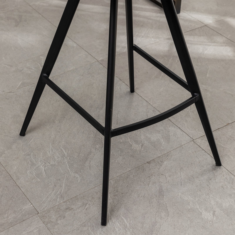 Crumbley Danforth Kitchen Counter Height Stools, Yellow