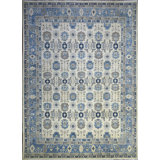 Transitional One-of-a-Kind Rectangle 9'9" X 13'6" Hand Knotted Area Rug