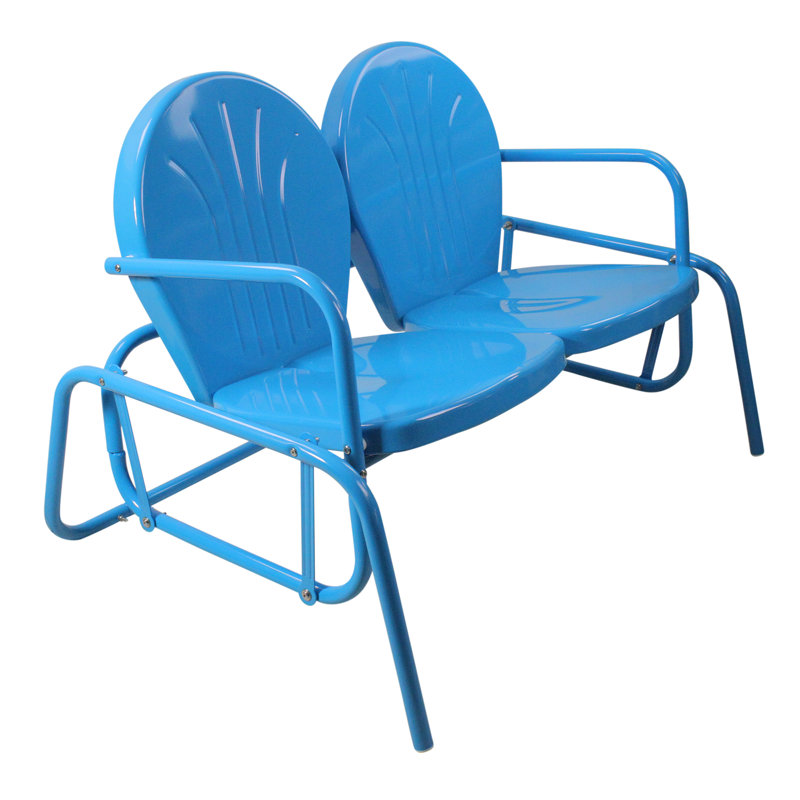 Banc oscillant Arbaaz, Bleu turquoise