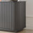 64-Inch Wavy Tv Stand, Rounded Sideboard Storage Cabinet, Wooden Vertical Stripe Cabinet-1882498270