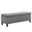 Faux Leather Upholstered Storage Bench-1664387420
