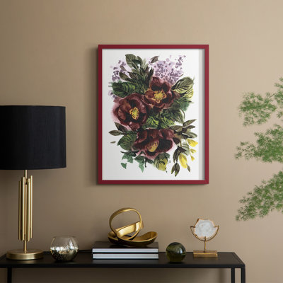 «Garden Bouquets II», reproduction encadrée - bois massif