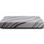 Mousse gel 10 po Nl - bavoir moyen en taille réelle. Assise en tissu pour un sommeil frais. Confort à haute densité. Noyau. Gris. Mousse à mémoire de forme de 18 po x l 18 po x P 45 po x l 45 po.