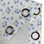 Rideau à œillets décoratif floral à 2 panneaux East Urban Home, 50 po x 72 po, violet, bleu, vert, blanc