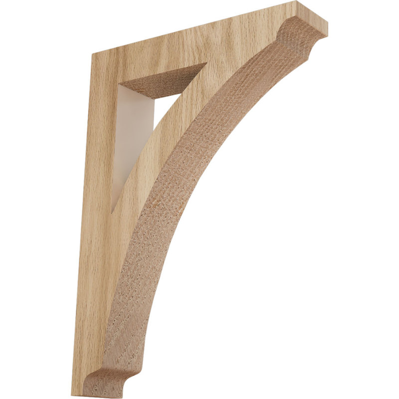 Support en bois Thorton, Chêne rouge, H 10,5 po x l 1,75 po x P 7,5 po