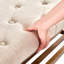 Banc de rangement rembourré Hahnville -602685183