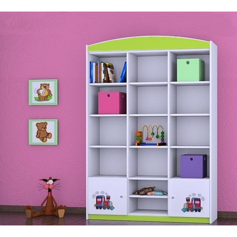 Asa 183cm H X 132cm W Kids Cube, Green