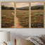 «Country Round Through Blossoming Meadow», ensemble de reproductions d'art mural-108317661-108317666