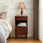 Wooden End Table,Ideal for Compact Storage and Modern Home Decor