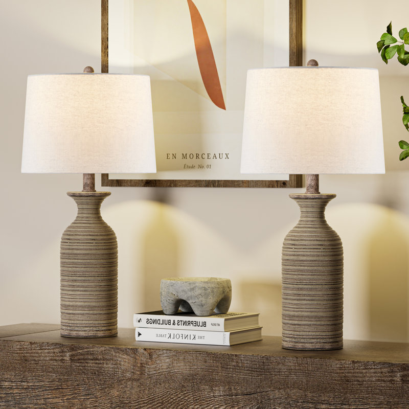 Baftjar 18.5'' Table Lamp Set, 23" H x 10" W x 10" D