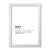 White Grain Frame