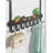 Iron Seamless Over-The-Door Hook Rack