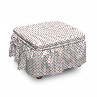 Box Cushion Ottoman Slipcover