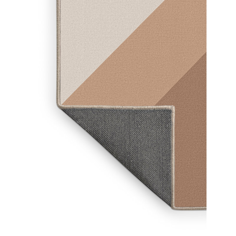 Tapis brun doux et moelleux Elwell, 5 x 8