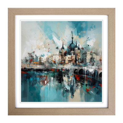 City Of Brighton Abstract Expressionism No.2 - Framed Print
